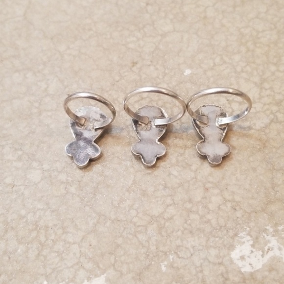 Estate Old Pawn Knuckle Layer Turquoise Ring - Picture 4 of 4